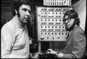 Graham and Bill with Optro 24Track Recorder